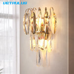 Crystal LED Wall Light Modern Elegant Design for Living Room & Bedroom