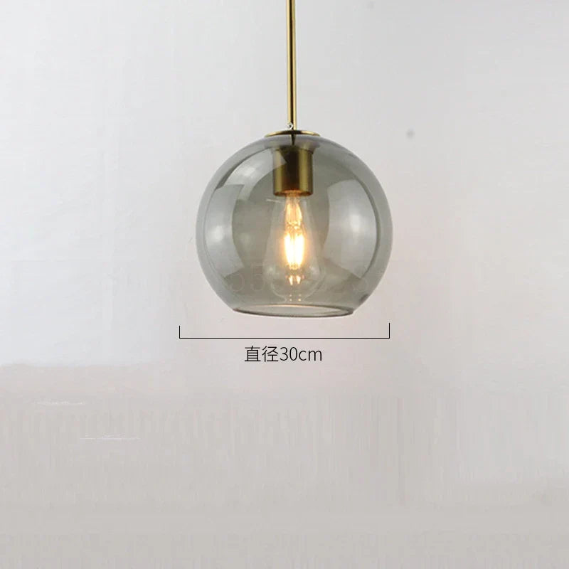 Glass Ball LED Pendant Lights for Chic Home Decor and Lighting