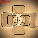 LED Square Chandelier Ceiling Light for Living Room Bedroom