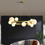 Nordic Glass Ball LED Chandelier Pendant Light for Home Decoration