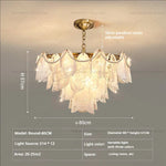 Magnolia Crystal Chandelier: Elegant French Style Dining Room Art Light