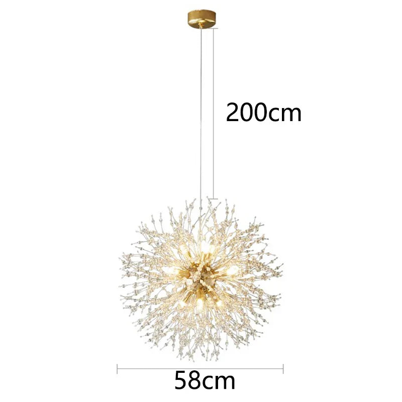 LED Pendant Chandelier for Living Room Bedroom Dining Room Decor