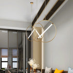 Metal Chandeliers - Modern Minimalist LED Round Hanglamp