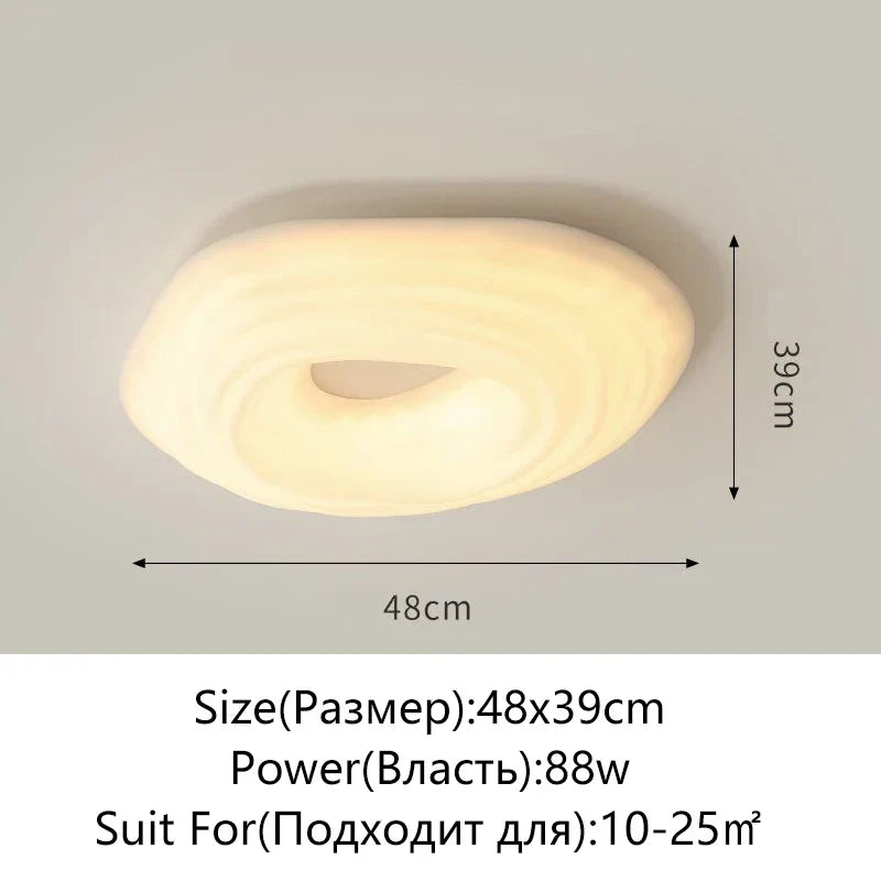 Cloud LED Ceiling Chandelier for Modern Living Room, Bedroom, Dining Room, and Aisle Lighting.
