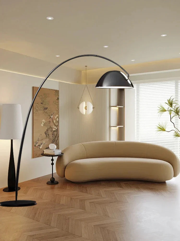 Modern Black Floor Lamp for Living Room & Bedroom Lighting