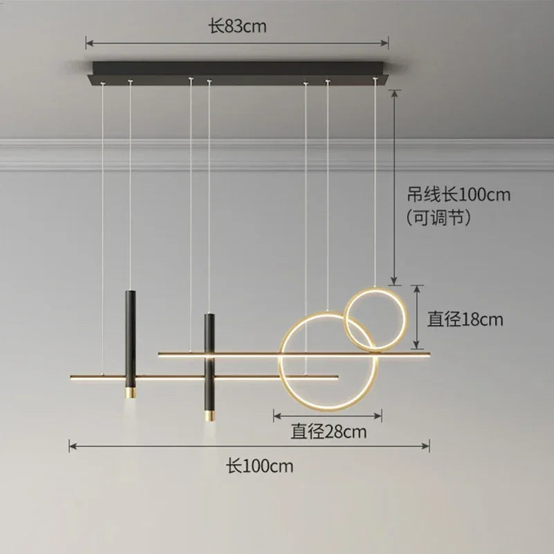 Modern Led Pendant Lights for Dining Table, Bar Counter, Coffee Living Room