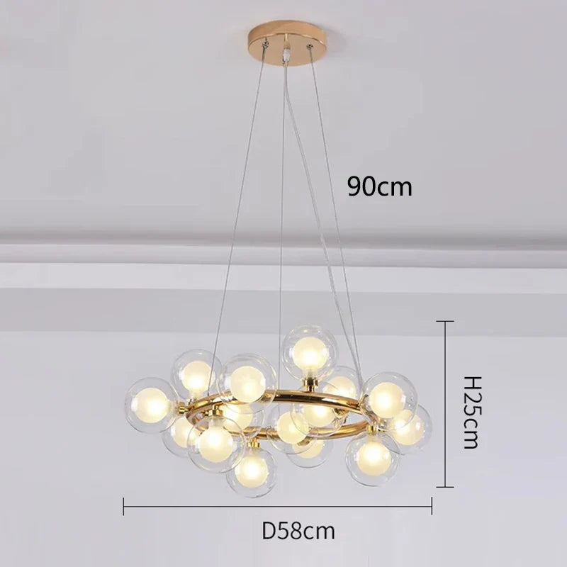 Modern LED Pendant Light Chandeliers for Living Room Dining Room Home Decor
