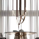 Nordic Leather Chandelier LED Pendant Light for Home and Restaurant