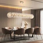 Coral Flower Crystal Chandelier: Modern Luxury LED Pendant Lighting for Home