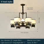 Chinese Zen Marble Chandelier for Living Room, Restaurant, and Bedroom