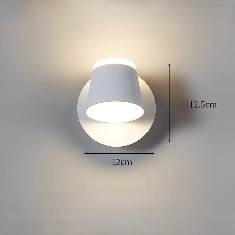 Nordic LED Wall Lamp for Bedroom Study Living Room Indoor Sconce Lighting