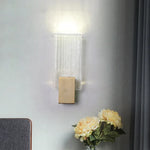 Crystal Brass LED Wall Lamp Sconce for Modern Luxury Art Decor