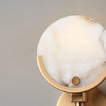 Gold Marble Copper Wall Lamp Modern Minimalist Bedside LED Light