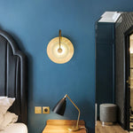 Modern Nordic Glass Wall Lamp LED Sconces Living Bedroom Lighting Fixture