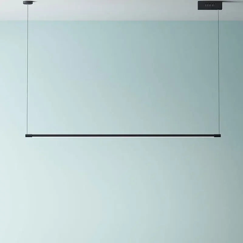 Modern Line Pendant Lights LED Chandeliers Hanging Lamps Living Room Decor