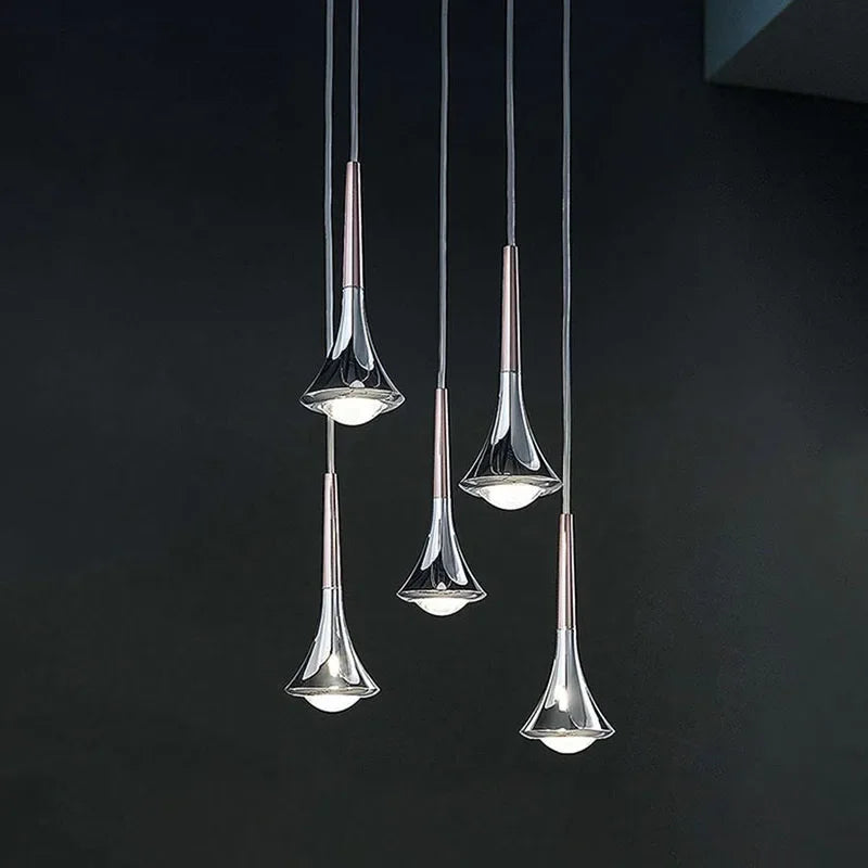 Light Luxury Meteor Shower Chandelier for Living Room, Staircase, Bedroom, and Bar