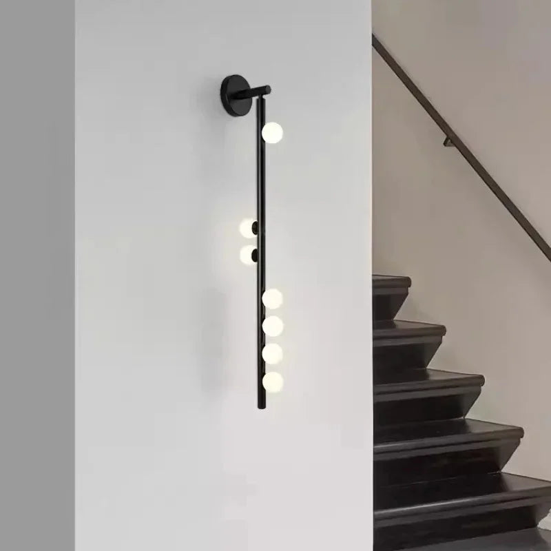 Modern Glass Ball LED Wall Lamp for Living Room, Bedroom, Hotel Stairs Lighting