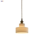 White Glass LED Pendant Light - Modern Nordic Hanging Lamp for Home Decor