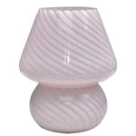 Striped Mushroom LED Table Lamp: Korean Ins Style, Cute Mini Desk Decor