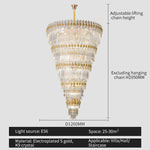 Crystal Chandelier: Modern Light Luxury for Living Room, Dining Room, and Bedroom