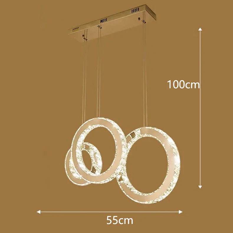 Modern LED Pendant Light Chandelier for Living and Dining Room Lighting