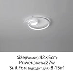 Modern Nordic Art LED Ceiling Lamp for Bedroom & Study