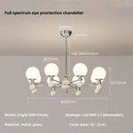 Modern Full Spectrum LED Pendant Hanging Light for Dining Room Decor