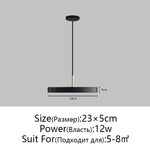 UFO Metal LED Pendant Light - Modern Art Design, Round Hanging Lamp for Home Decor