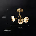 Crystal Lustre LED Chandelier for Home Decor - Luxury Round Ceiling Lamp