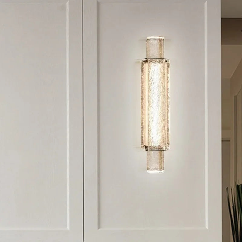 Crystal Glass Bubble Wall Lights - Gold Color LED Mounted Bedroom Wall Lamps