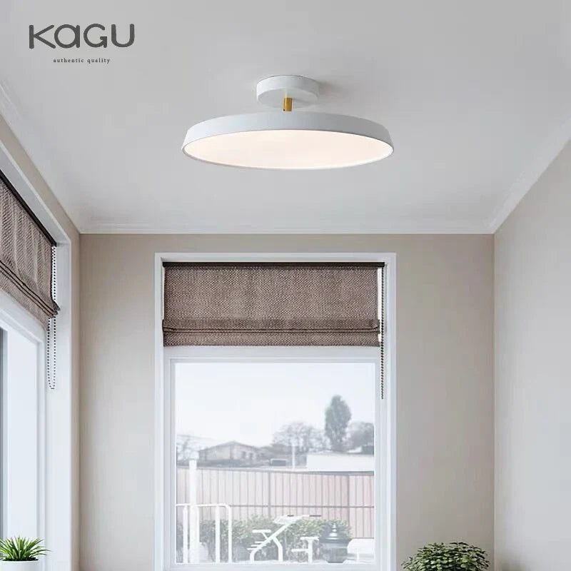 Nordic Minimalist LED Ceiling Lamp, Dimmable Modern Chandelier for Bedroom & Kitchen