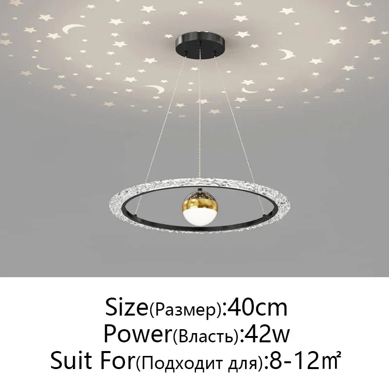 Nordic Gyptian LED Chandelier for Living Room Bedroom Dining Room