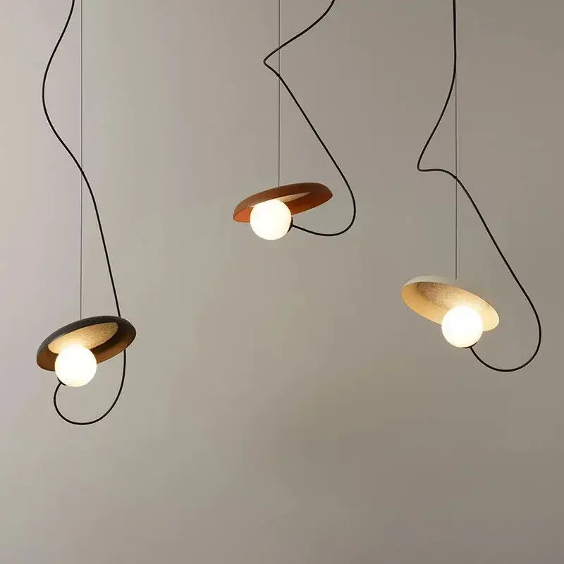 Luxury Rock Metal Pendant Lamp for Home Hotel Room Decor Lighting