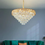 Crystal Chandelier LED Light Modern Luxury Designer for Main Living Room & Hotel