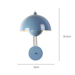 Flower Bud Bedroom Wall Sconce Light