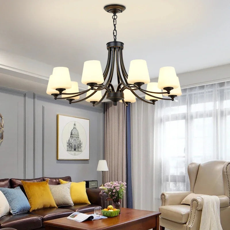 Modern Loft Ceiling Chandelier Lights for Living Room, Bedroom, Kitchen - Indoor Pendant Lamps & Hanging Fixtures