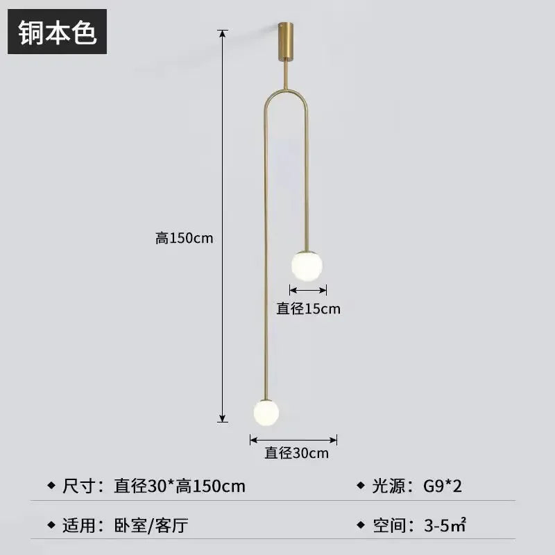 Bronze Glass Ball Chandelier: Luxury Pendant Lights for Living Room, Bedroom, Hotel & Bar