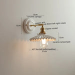 Modern Ceramic LED Wall Lamp for Home Decor