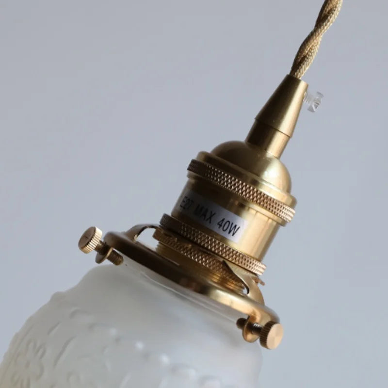 Flower Glass LED Pendant Lights - Modern Nordic Style for Home Decor