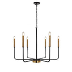Modern Retro Chandelier Pendent Lamp LED Living Room Lighting Fixtures