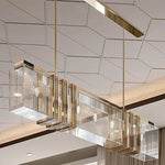 Gold Lustre Steel Pendant Lights - Luxury Dining Room LED Hanging Lamp