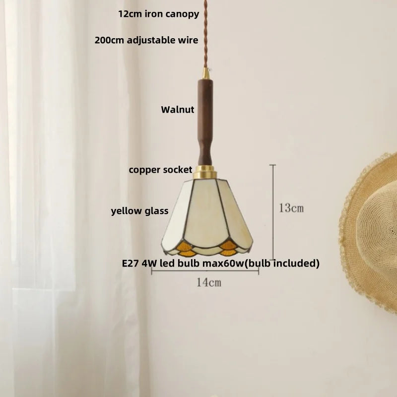 White Glass LED Pendant Lamp Study Bar Restaurant Nordic Modern Hanging Light