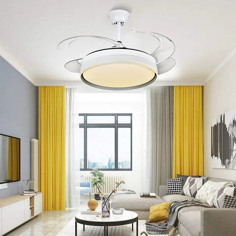 LED Ceiling Fans with Remote Control for Indoor Lighting