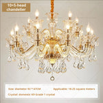 European Crystal Chandelier: Simple Fashion for Living, Dining, Bedroom & Villa
