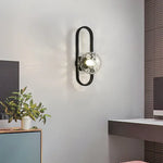 Nordic Glass Wall Light Sconce for Bedroom, Staircase, Living Room - LED E27