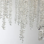 Branch Crystal LED Ceiling Chandelier in Gold/Black for Dining Room Lobby