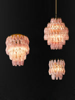 Glass Art LED Chandelier for Living Room