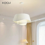 Cream Fabric Chandelier: Retro Nordic Attic Light for Bedroom, Living Room, Dining Room