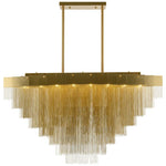 Tassel Long Chain Smart Chandelier for Elegant Living Spaces
