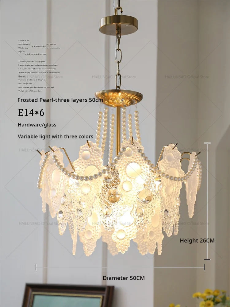 Crystal Chandelier: Elegant Retro Lighting for Bedroom, Dining, Living Room & Cloakroom